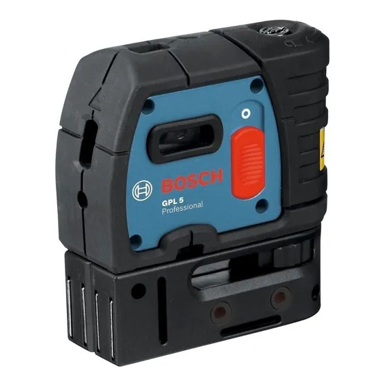 Nivel láser rotativo cruzadas Bosch GPL 5 30m