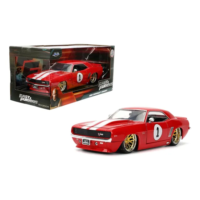 Jada 1:24 Chevrolet Camaro N.°1  1969 Rápidos Y Furiosos Dom