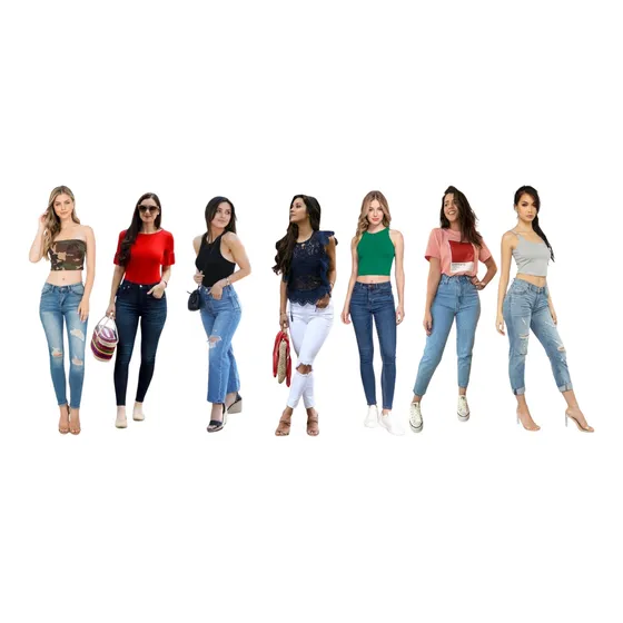 Lote Blusas Top Playera 15 Piezas Moda Mayoreo Casual Mujer