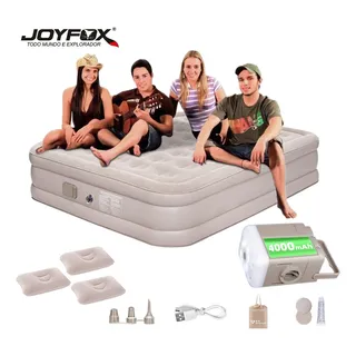 ColchĂŁo InflĂĄvel Casal King Vem Com Uma Bomba InflĂĄvel De Bateria De LĂtio Embutida E RemovĂvel 206*187*46cm Joyfox ColchĂŁo InflĂĄvel Casal King Vem Com Uma Bomba InflĂĄvel De Bateria De LĂtio Embutida E RemovĂvel 206*187*46cm Joyfox