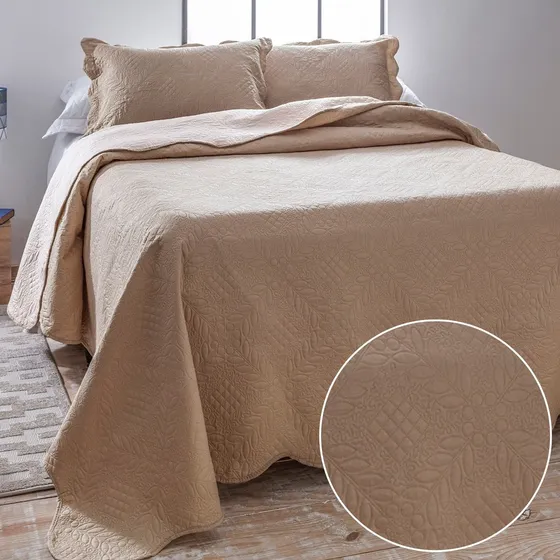 Colcha Dupla Face Jolitex Cobre Leito Casal 220x240