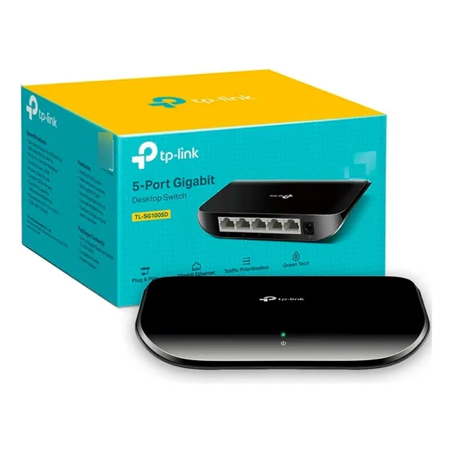 Switch De Red 5-port Desktop Gigabit Tl-sg1005d