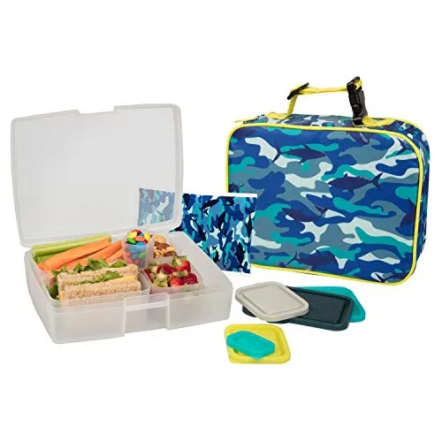 Bentology Bolsa De Almuerzo Y Caja Para Niños - Boys Yw1sv