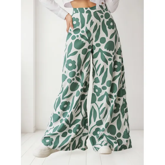 Pantalón Mujer Verde Atypical 100125