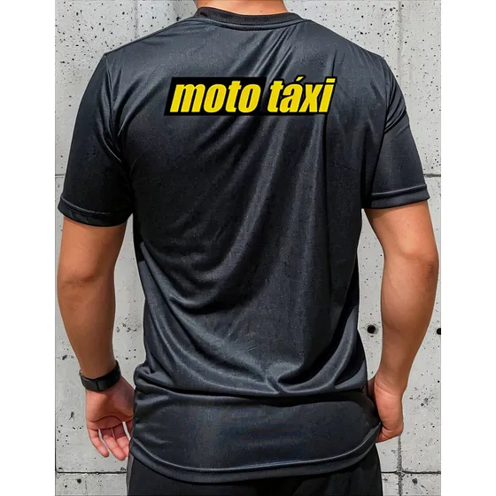 Camiseta Uniforme Mototáxi Motoboy Entregador Uniforme
