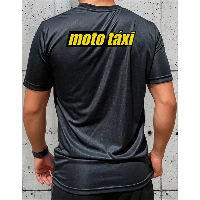 Camiseta Uniforme Mototáxi Motoboy Entregador Uniforme