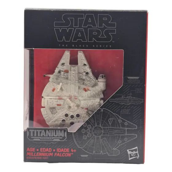 Star Wars Nave Titanium Black Series # 01 Halcón Milenario 