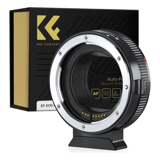 Adaptador Canon Ef Para Eos-r K&f Concept Autofoco+aperture