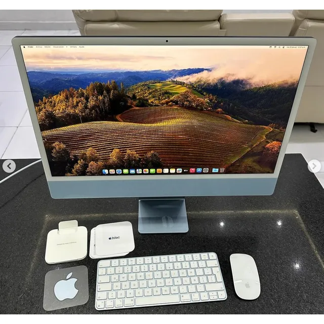 iMac 24 M1 8cpu 7gpu 256gb - Azul Caja Comprada En Oneclick