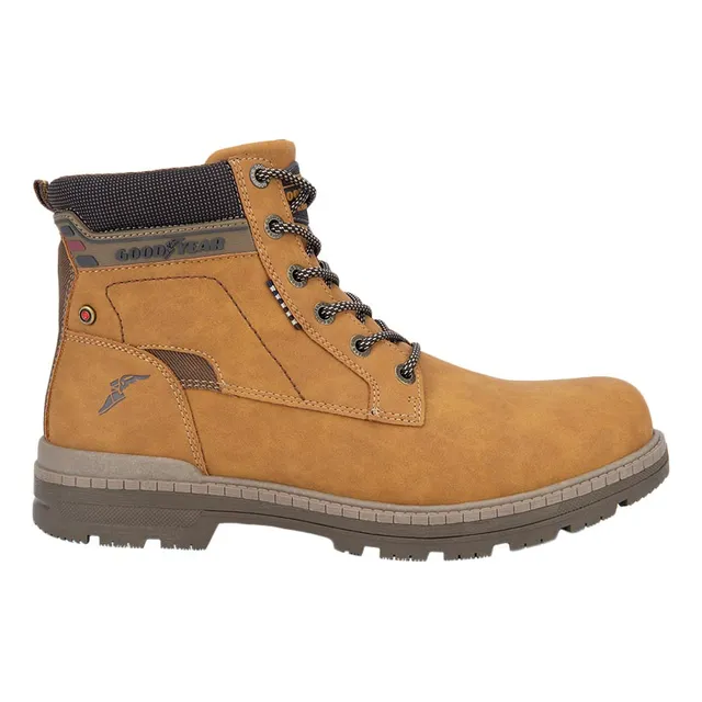Bota Senderismo Todoterreno Mostaza Goodyear Camel De Hombre