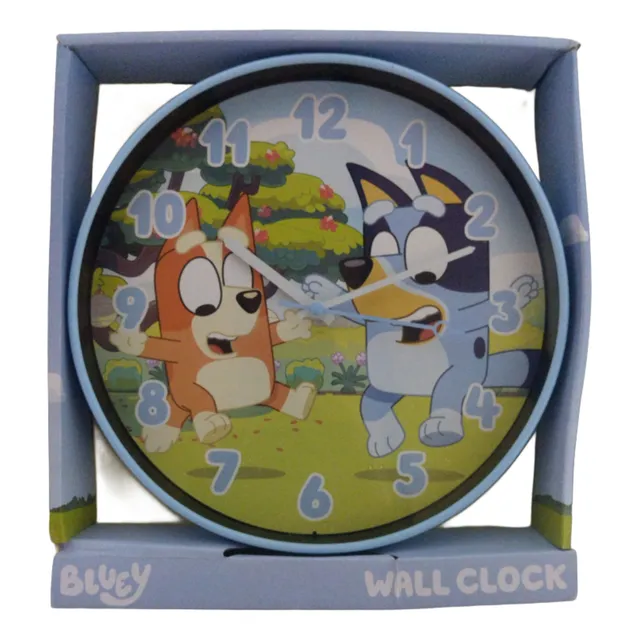 Reloj De Pared Para Niños Marca Bluey Orig Eeuu 32-9.34.6-10