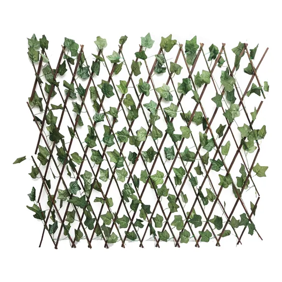 Panel Extensible Con Enredadera Artificial Hojas Grandes Cerco Jardin Decoracion - Sheshu