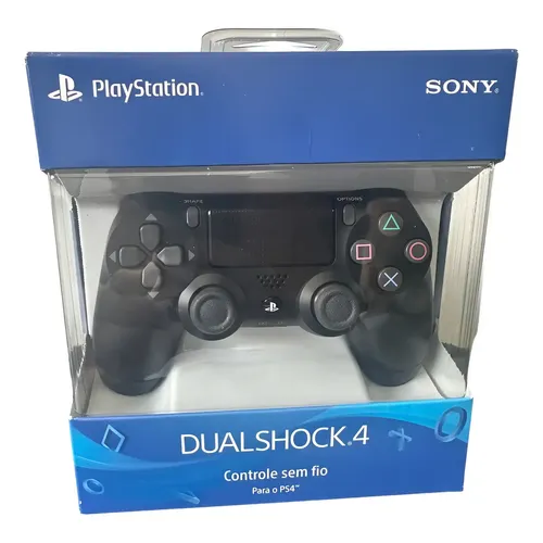 Controle Dualshock Ps4 Sem Fio Sony Cor Preto | Frete grátis