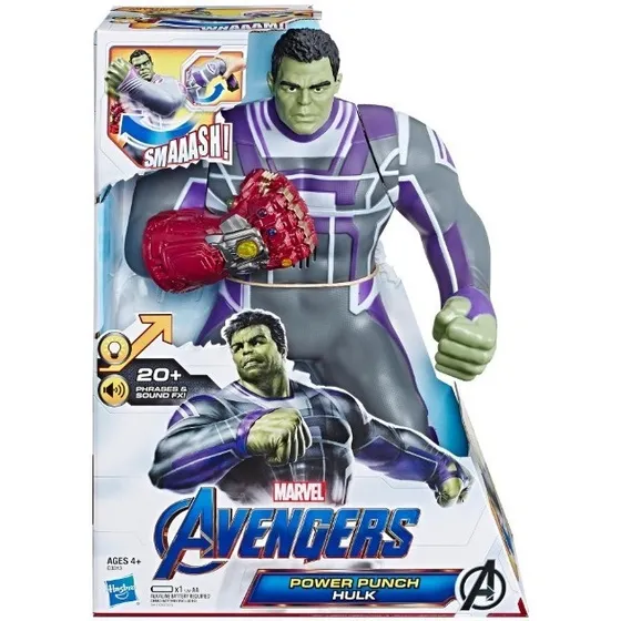 Marvel Avengers Endgame * Hulk Puño Poderoso Luces Frases