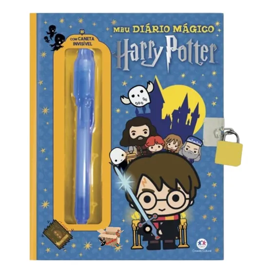 Livro Harry Potter - Meu Diário Mágico Com Caneta Especial