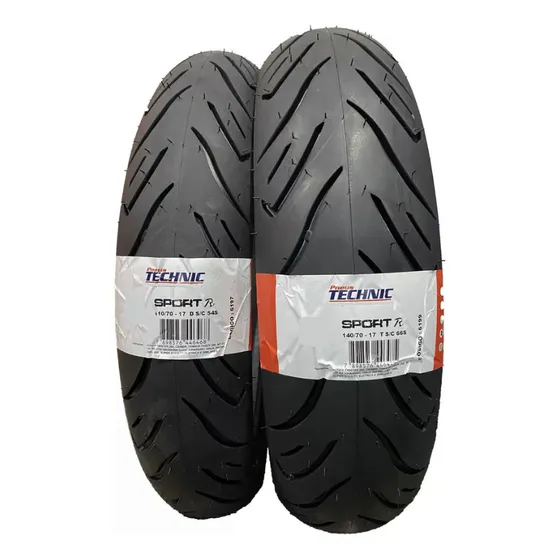 Pneu 110/70-17 + 140/70-17 Sport Technic Fazer Mt Cb