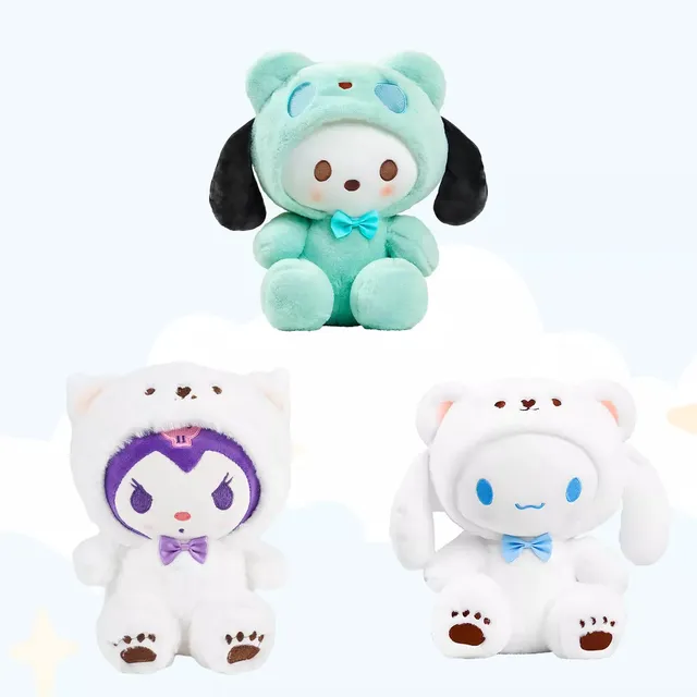 Muñeco Peluche Kuromi/perro Pacha Cinnamoroll Regalo Bebe 3p