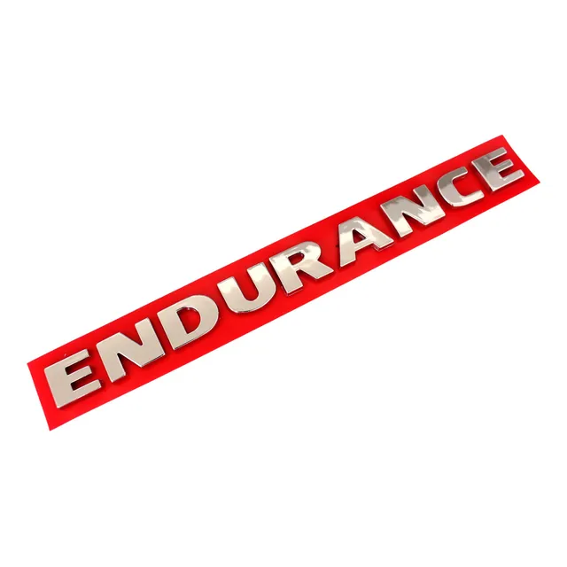 Emblema Traseiro Endurance Cromado Fiat Toro Nova Strada