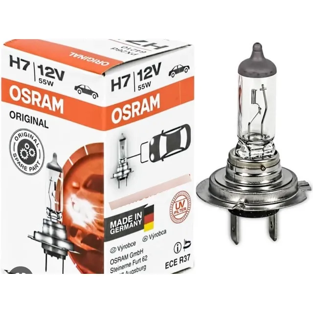  Ampolleta H7 12v 55w  Osram 64210 Original Alemania Unidad