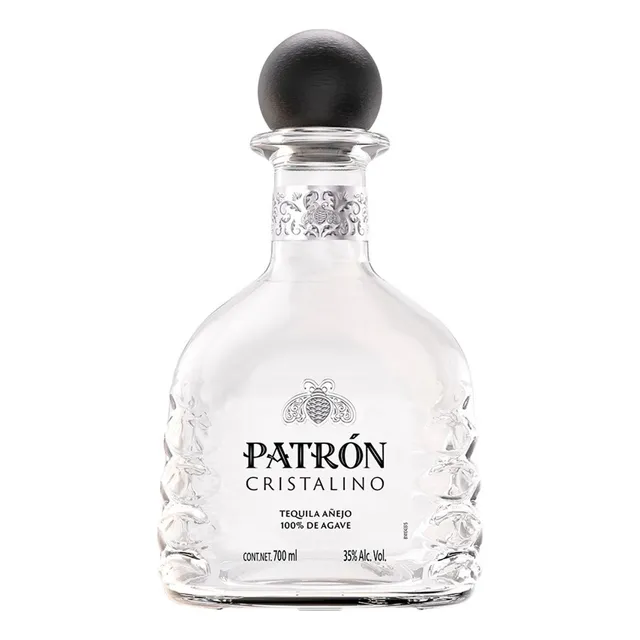 Pack De 12 Tequila Patrón Cristalino Añejo 700 Ml