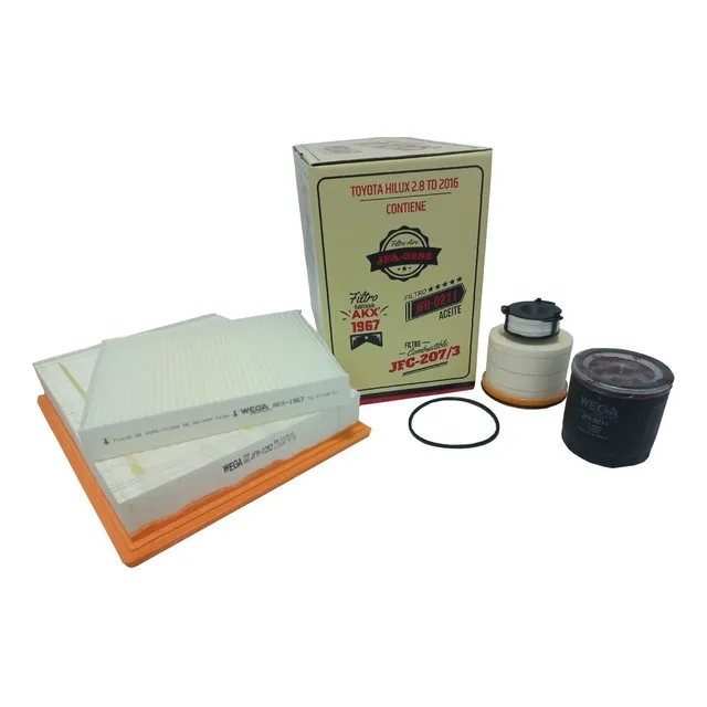 Kit Filtros Wega Para Toyota Hilux 2.8td 2016 En Msp