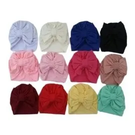 Turbante Para Bebé Gorro Para Bebe Recién Nacido,x 2