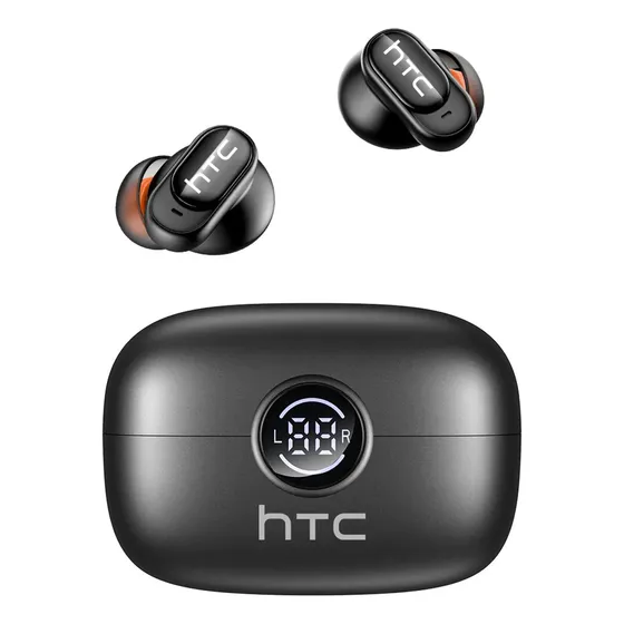 Audífonos Inalámbricos Htc Ne79 Ai Audifonos Traductores Bluetooth 6.0 Cancelación De Ruido Enc Soporta Más De 135 Traducciones Audifonos Música Hifi Hd Llamadas Ipx5 In-ear Impermeable Negro