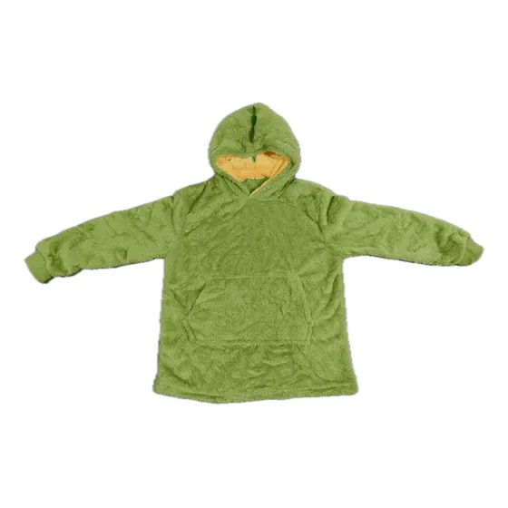 Buzo Canguro Hoodie Abrigado Y Peluche 2 En 1 - Dinosaurio