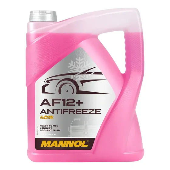 Mannol Refrigerante Rojo Af12+ Anticongelante 5 Litros Color Rosa | Cuotas sin interés