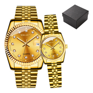 2pc Moda Casual Reloj De Cuarzo, Modelo De La Pareja, Reloj 2pc Moda Casual Reloj De Cuarzo, Modelo De La Pareja, Reloj