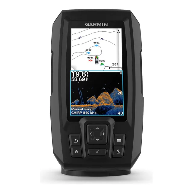 Gps Ecosonda Marino Striker Vivid 4cv Garmin - Crt Ltda