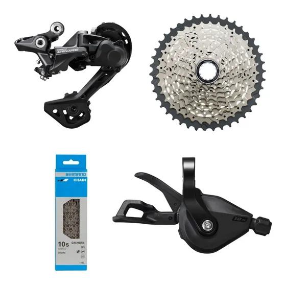 Set Grupo Transmision Full Shimano Deore 10vel - Oscar Bikes