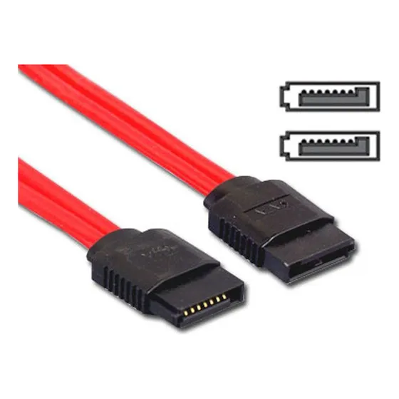 Cable Sata Para Datos Disco Duro, Rojo 45cm