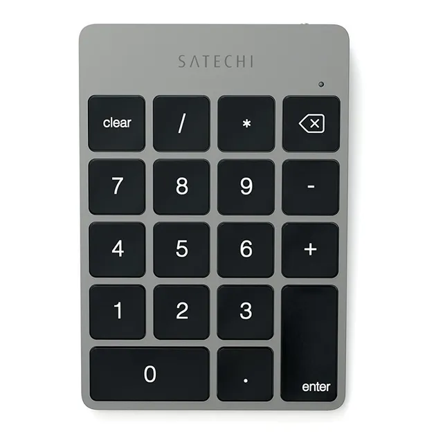 Teclado Numérico Inalámbrico Satechi Usb, 18 Teclas -gris