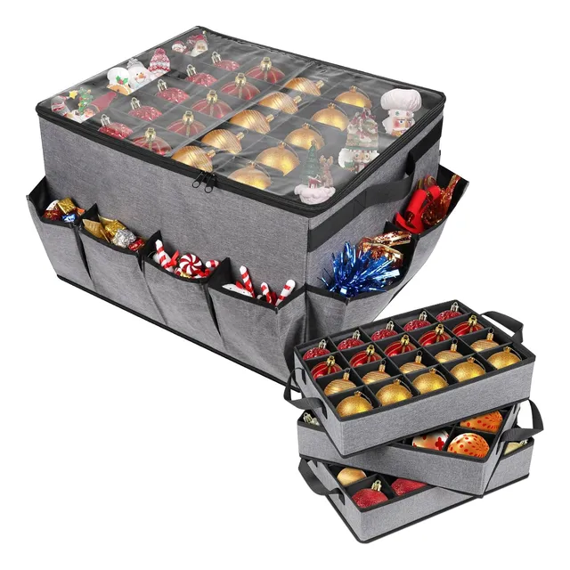 Caja De Almacenamiento Grande 3 Bandejas, Organizador D...