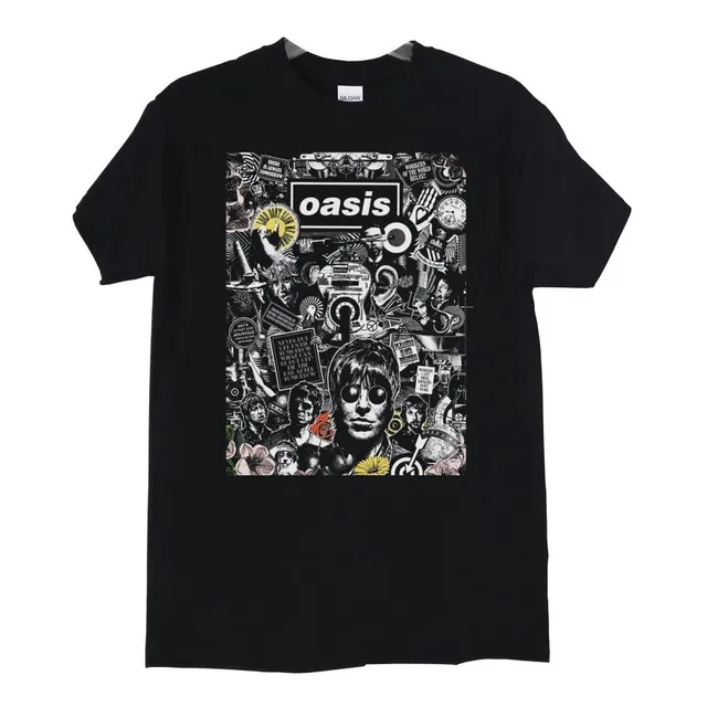 Polera Oasis Band Poster Rock Abominatron