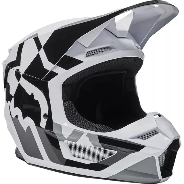 Casco Motocross Niños Mx Fox V1 Skew Lux - Fas Motos