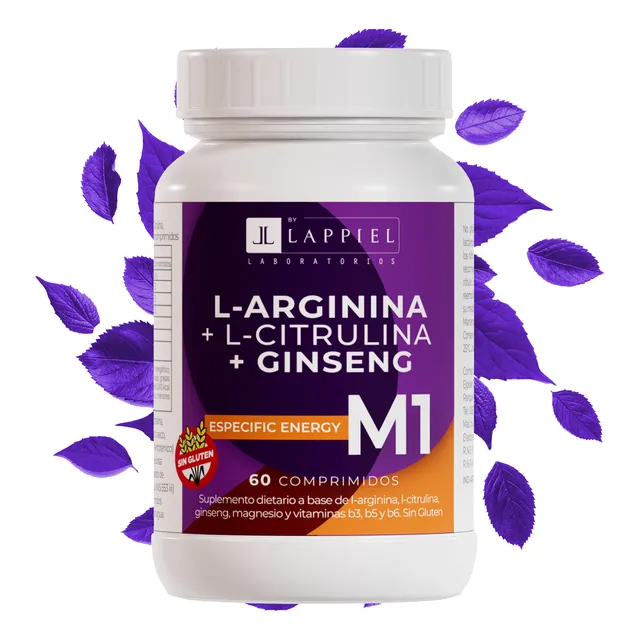 L-arginina + L-citrulina + Ginseng | M1 Energy | Bylappiel