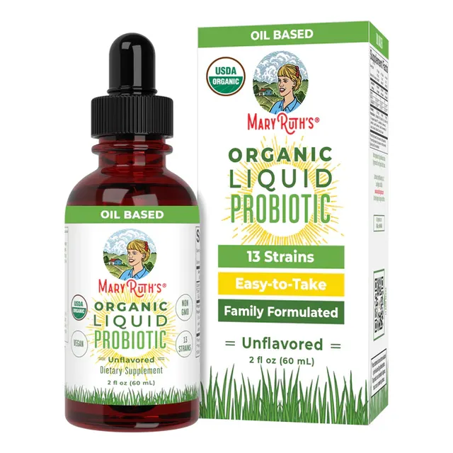 Organic Liquid Probiotic Probiotico Organico 60 Ml Maryruth