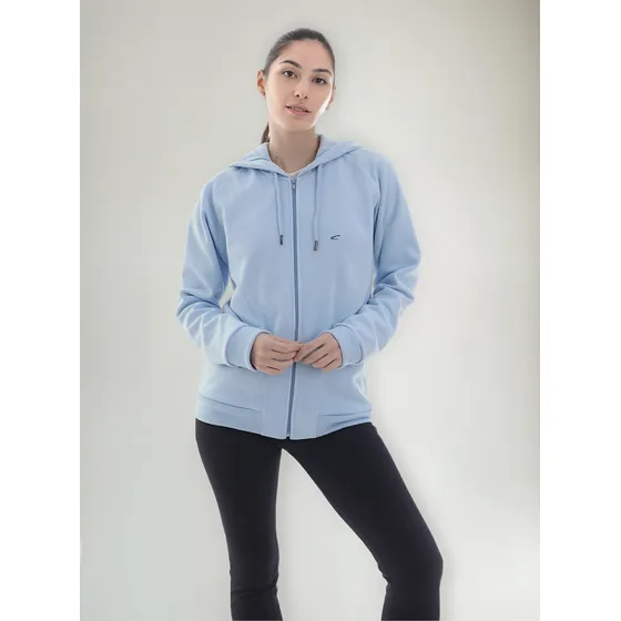 Campera Con Capucha Y Bolsillo Liviana De Mujer 4599