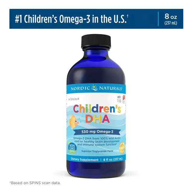 Dha Nordic Naturals 237 ml Omega 3 para niños EE. UU.