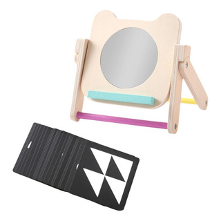 Espejo De Tiempo Para Bebés, Juguetes Montessori, Tarjetas Espejo De Tiempo Para Bebés, Juguetes Montessori, Tarjetas