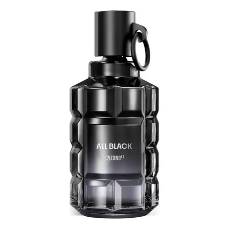 Perfume All Black Para Hombre Edt Cyzone 90ml Volumen De La Unidad 90 Ml