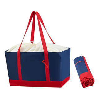 Bolsa De Supermercado Reutilizable Aislada Con Cubierta Con Bolsa De Supermercado Reutilizable Aislada Con Cubierta Con