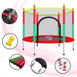 Cama Elåstica Infantil Doméstica Pula Pula 1,40m Com Rede Cama Elåstica Infantil Doméstica Pula Pula 1,40m Com Rede