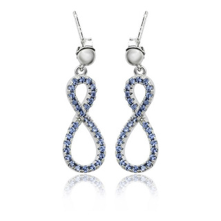 Aretes De Infinity Earrings Sterling Silver Aretes De Infinity Earrings Sterling Silver