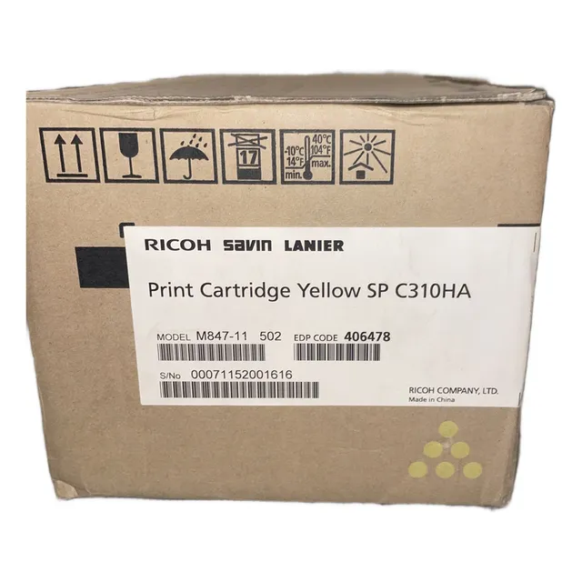 Toner Ricoh Sp C310ha/406477 Amarillo Original