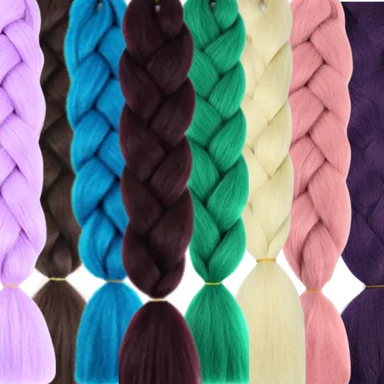 Extension Pelo Kanekalon Termico Trenza Africana 60cm Lfme