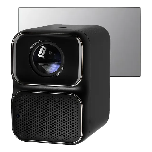 Wanbo Tt Proyector + Pantalla Gris