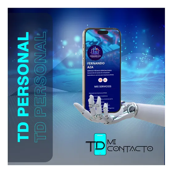 Tarjeta De Presentacion Digital Personal